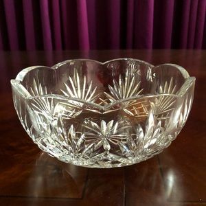 Rogaska Cut Glass Crystal Bowl